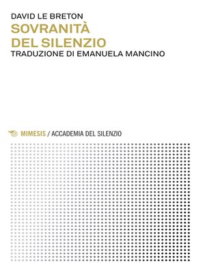 cover image of Sovranità del silenzio